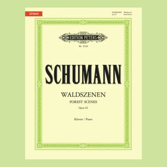Schumann - Forest Scenes Op 82 Waldszenen Piano Book