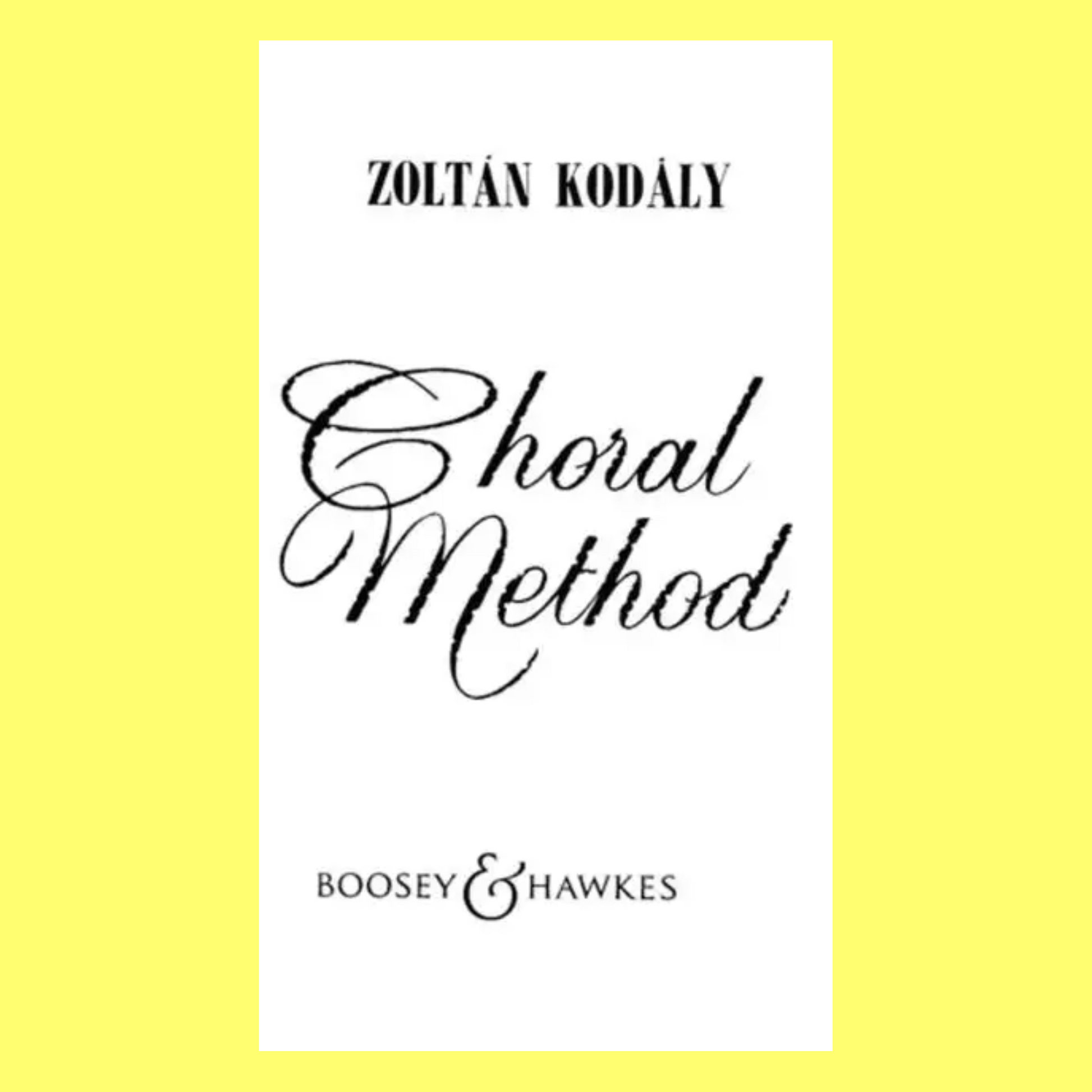The Kodaly Choral Method - 333 Reading Exercises Book