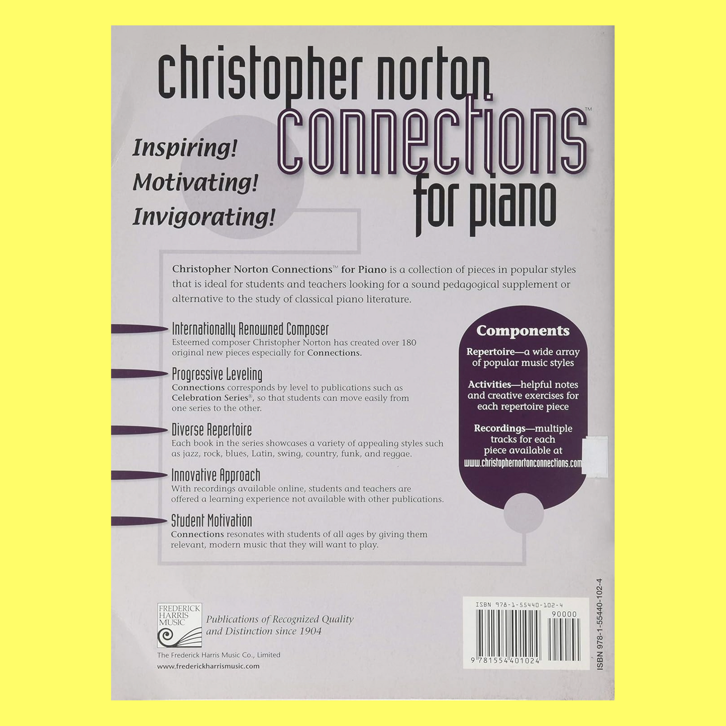 Connections For Piano Activities - Book 8