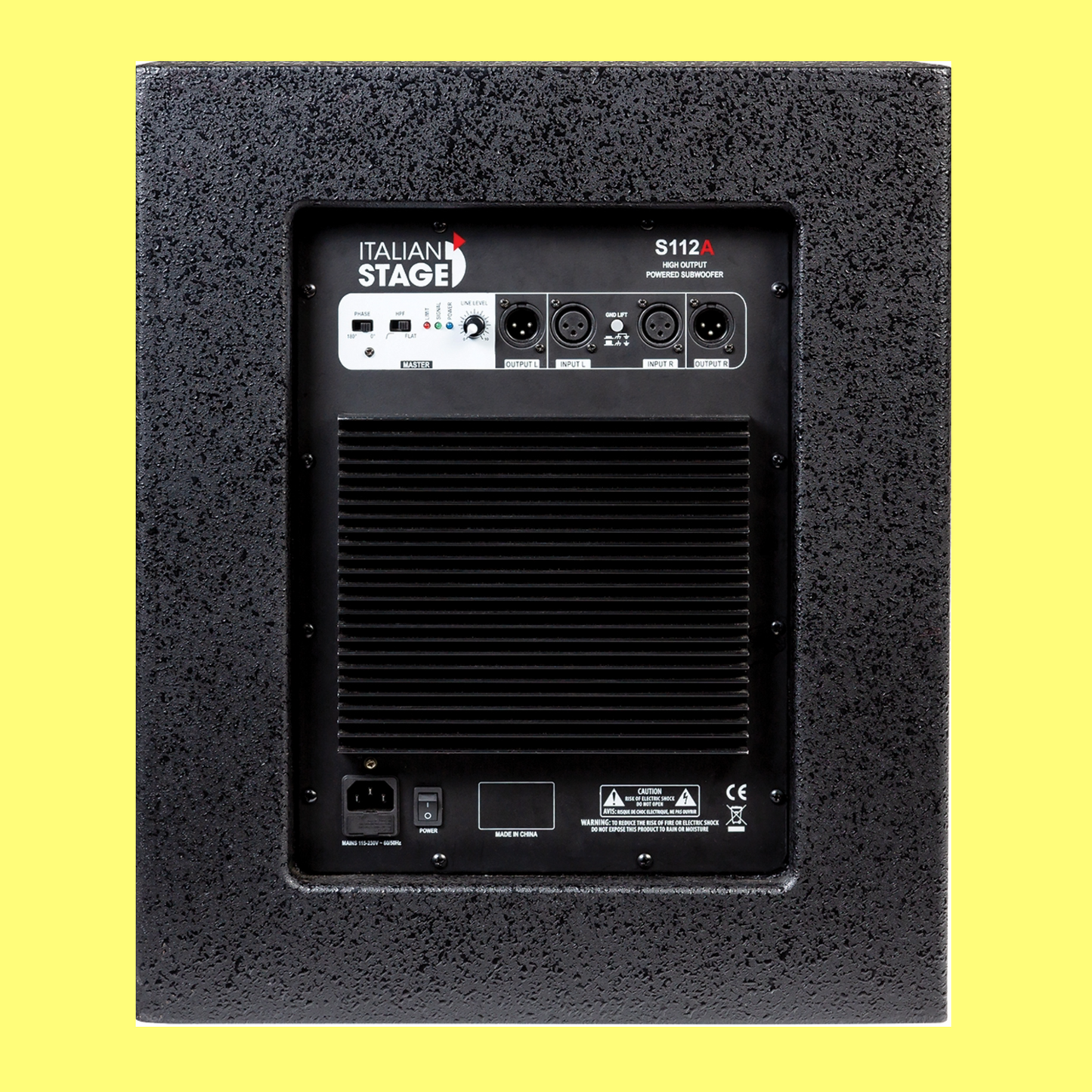 Italian Stage 12" Active Subwoofer