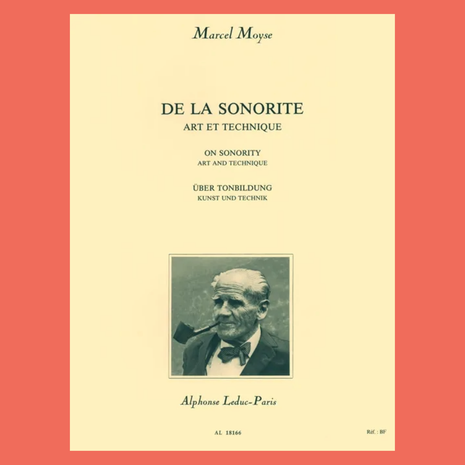 Moyse - De La Sonorite Art And Technique Flute