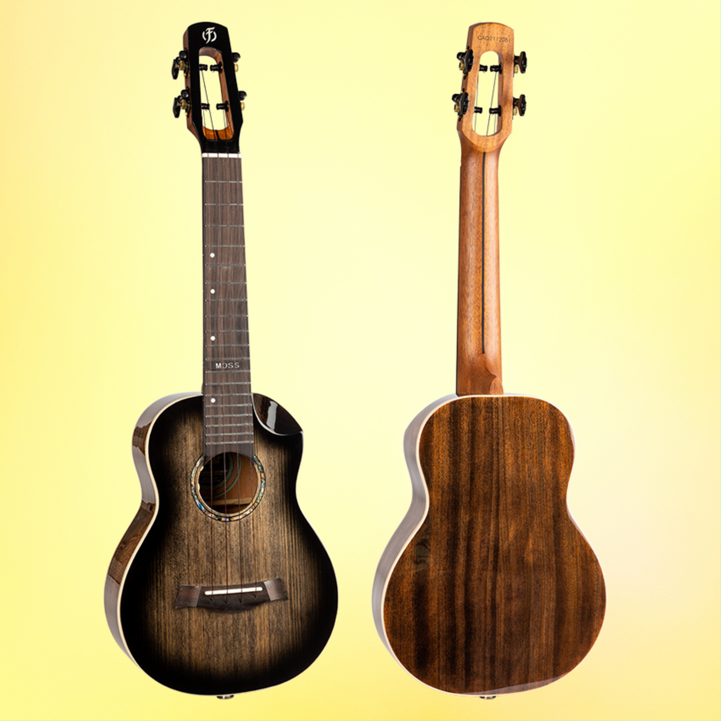 Flight Peter Moss Signature EQ-A Concert Ukulele with Premium Padded Gig Bag