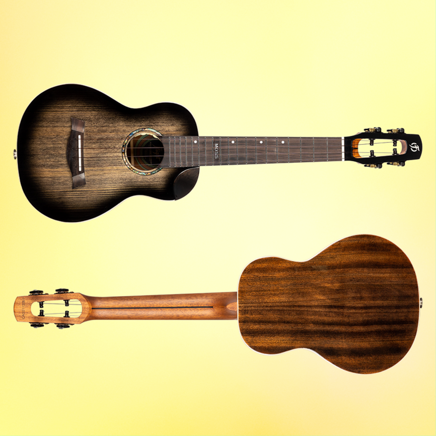 Flight Peter Moss Signature EQ-A Concert Ukulele with Premium Padded Gig Bag