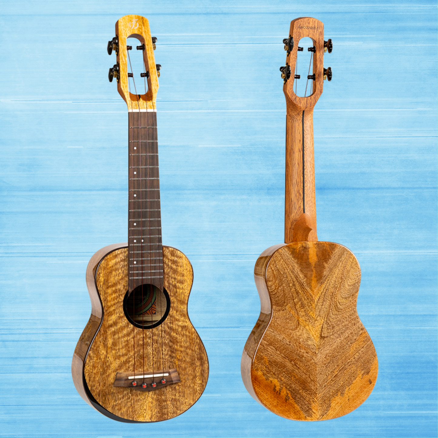 Flight Fireball Electro Acoustic Soprano Ukulele with Deluxe Padded Gig Bag (Early Jan Arrival)