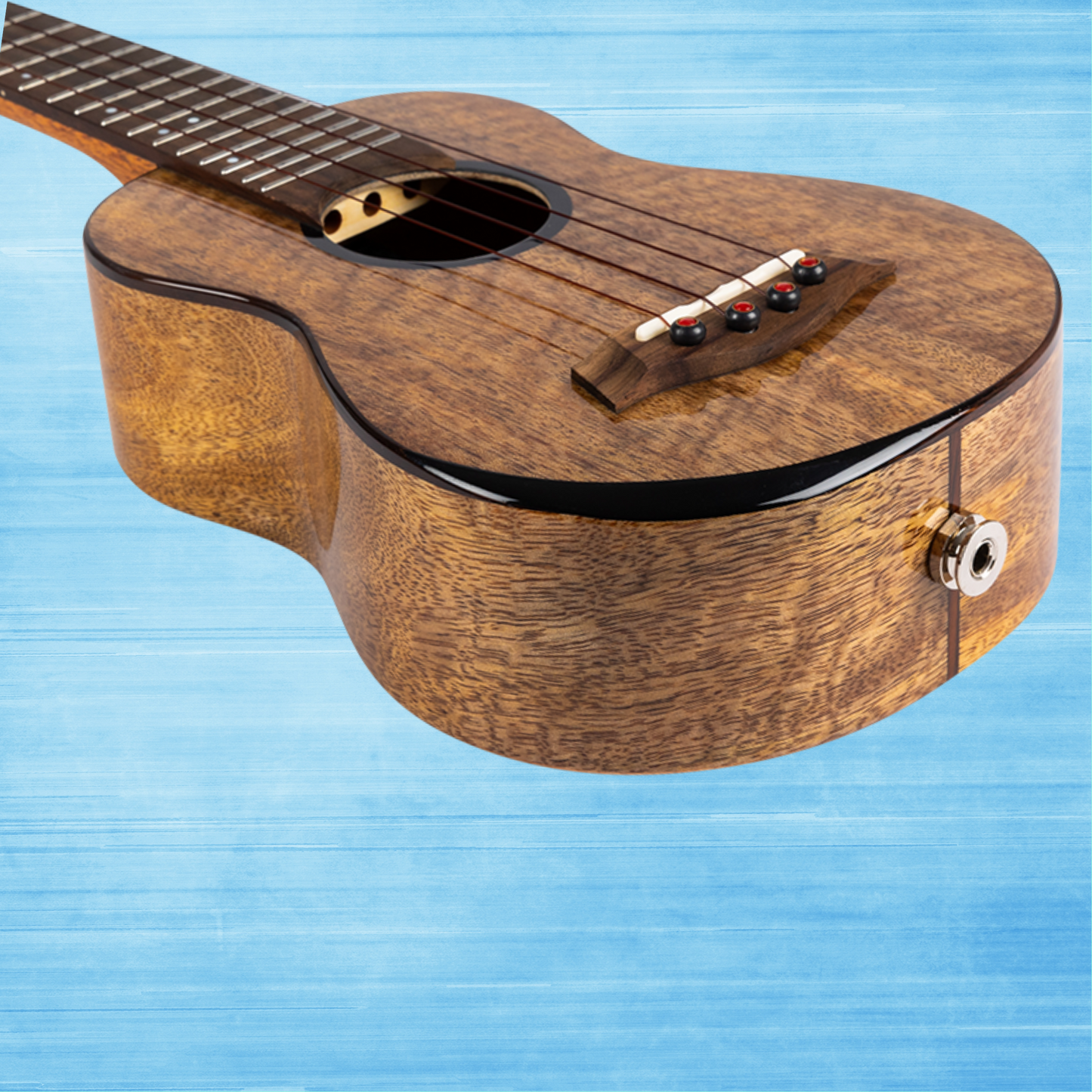 Flight Fireball Electro Acoustic Soprano Ukulele with Deluxe Padded Gig Bag (Early Jan Arrival)