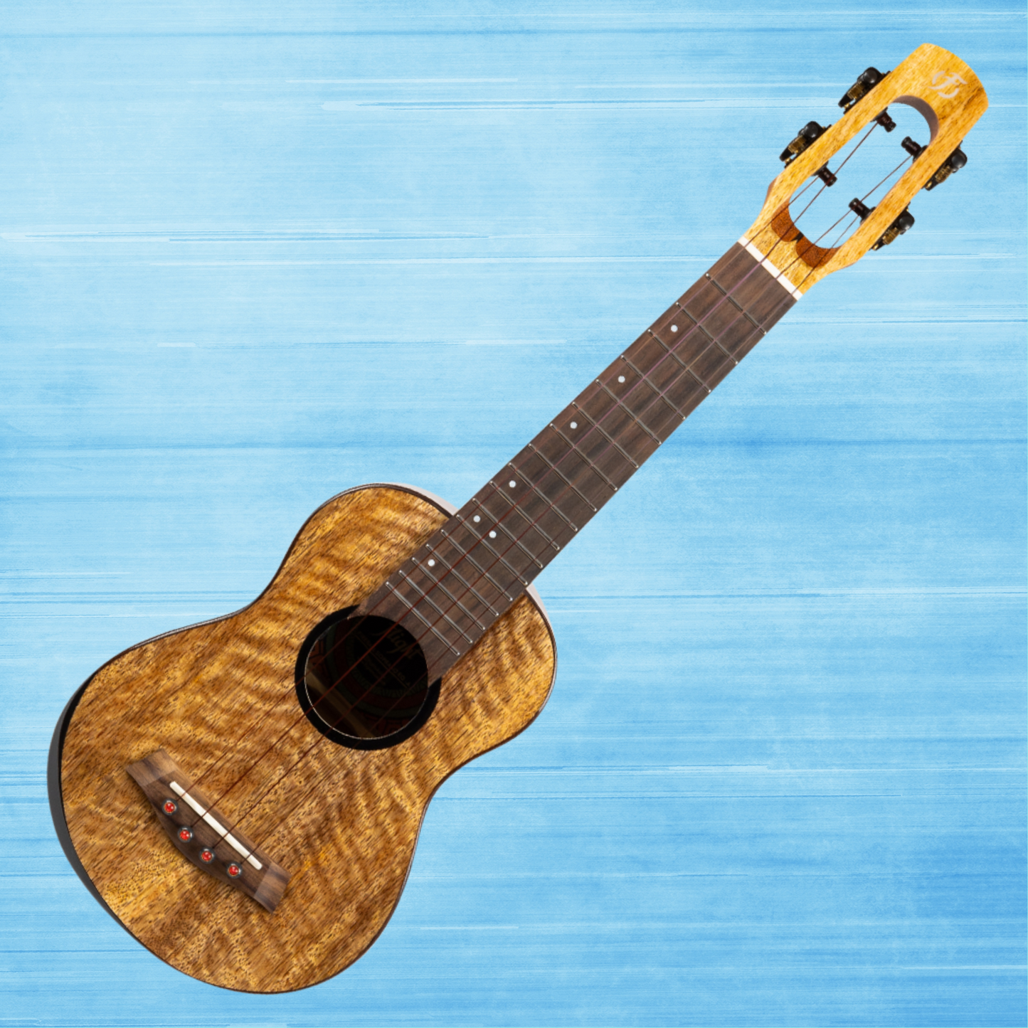 Flight Fireball Electro Acoustic Soprano Ukulele with Deluxe Padded Gig Bag (Early Jan Arrival)