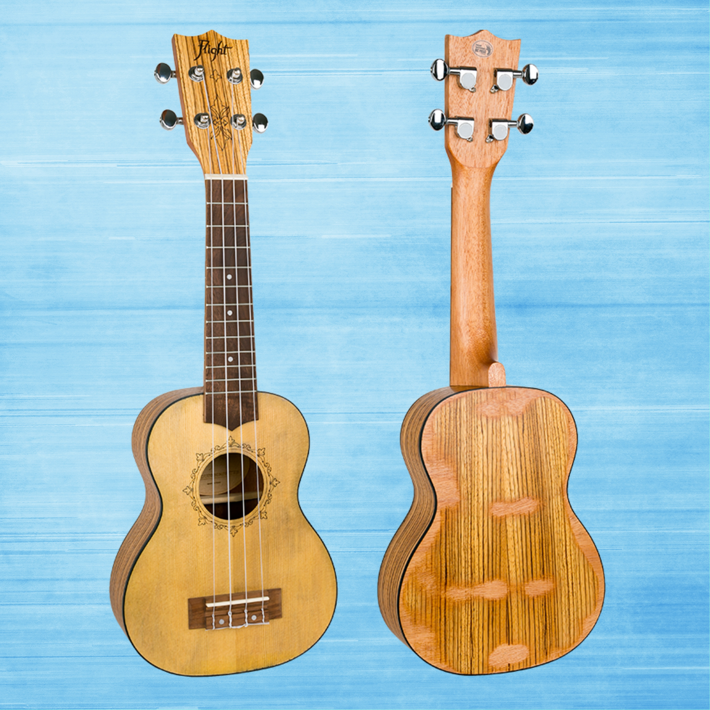 Flight DUS330 Relic Soprano Ukulele with Padded Gig Bag (Early Jan Arrival)