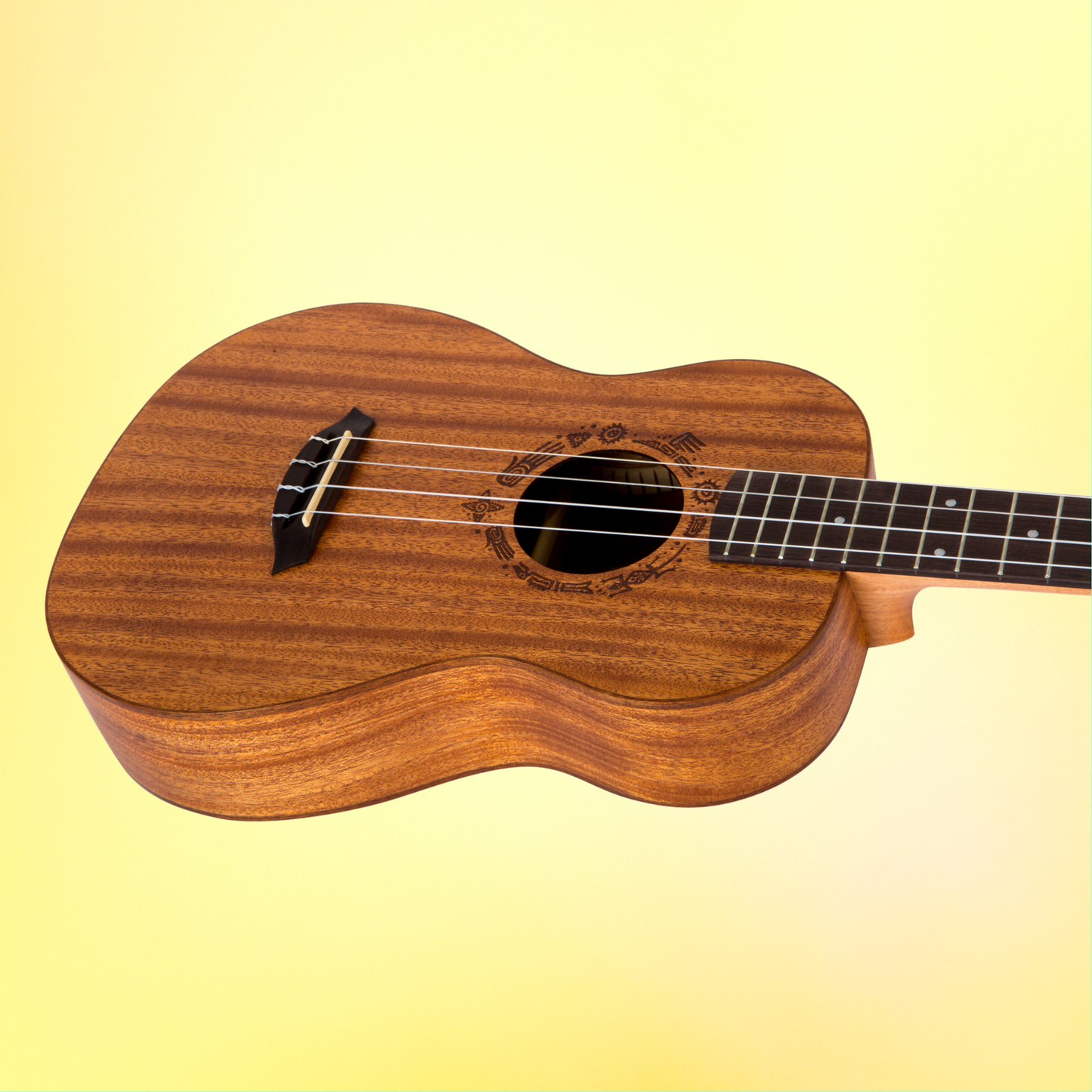 Flight DUB38 Mahogany Soundwave Baritone Ukulele with Padded Gig Bag