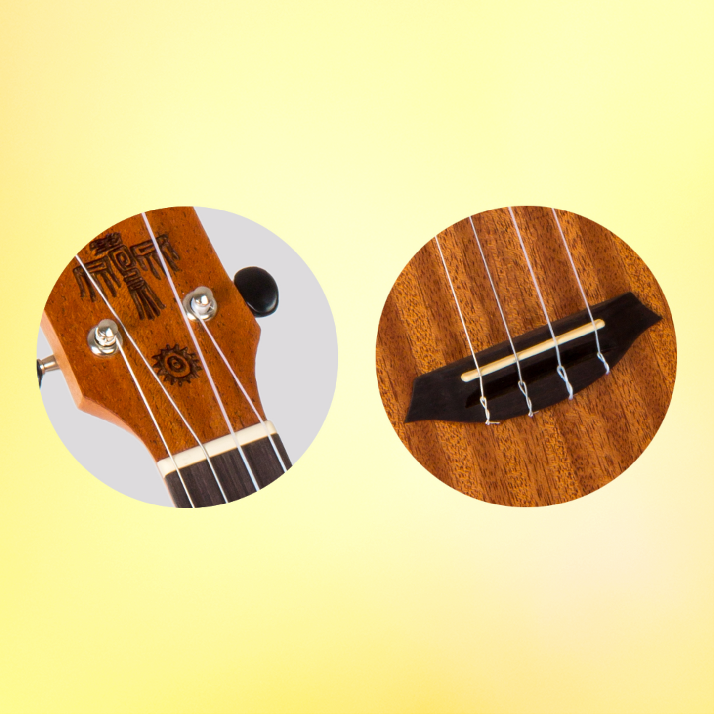 Flight DUB38 Mahogany Soundwave Baritone Ukulele with Padded Gig Bag