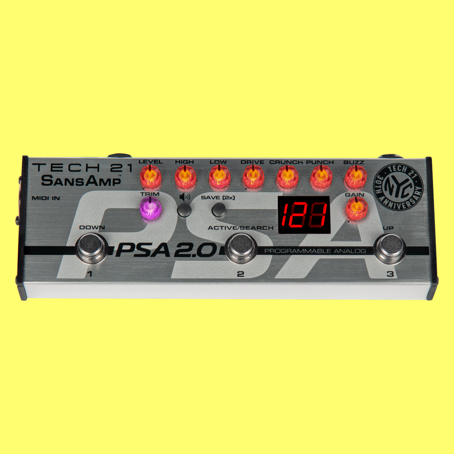 Tech 21 PSA 2.0 Programmable Preamp Pedal