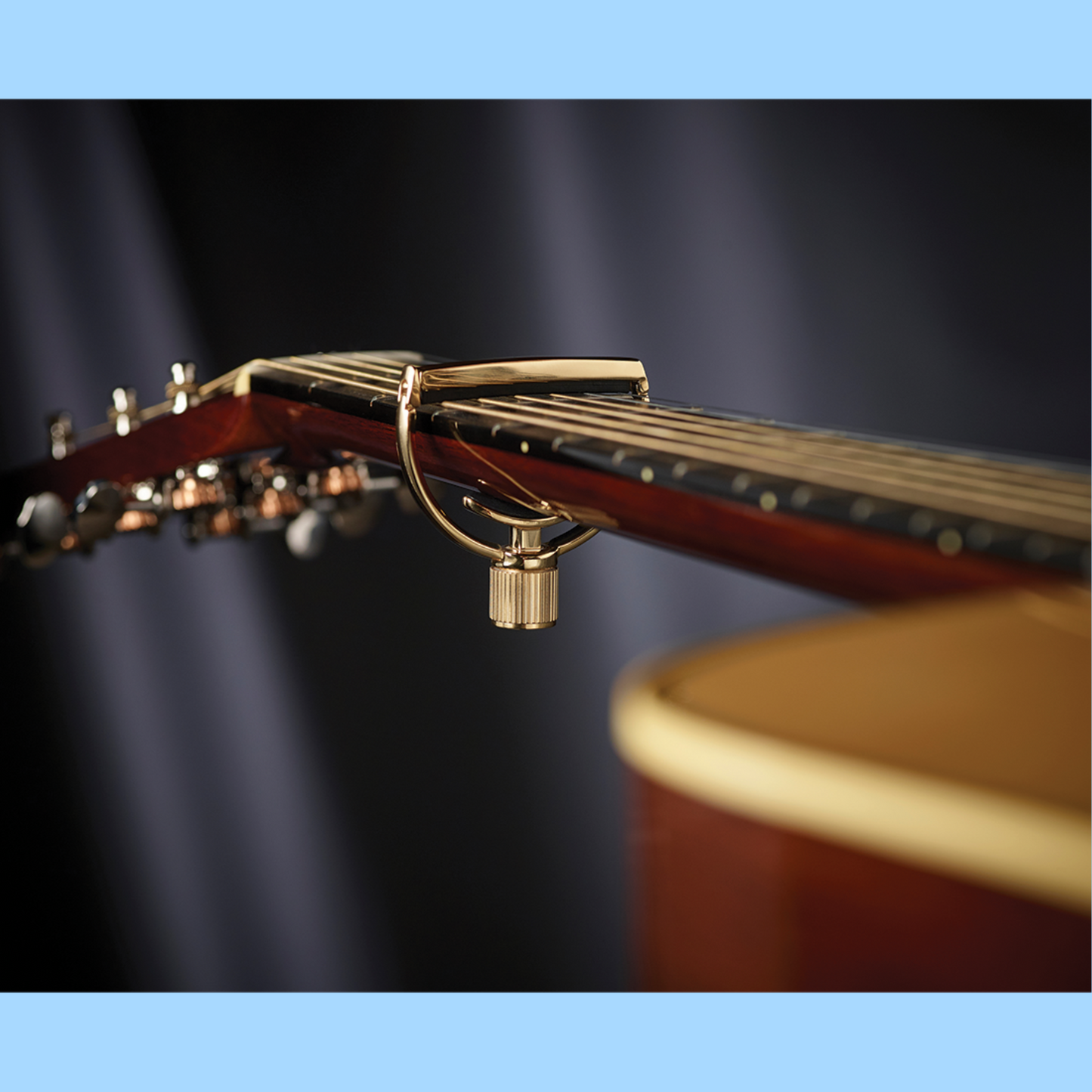 G7th Heritage Wide Gold Guitar Capo - Style 1
