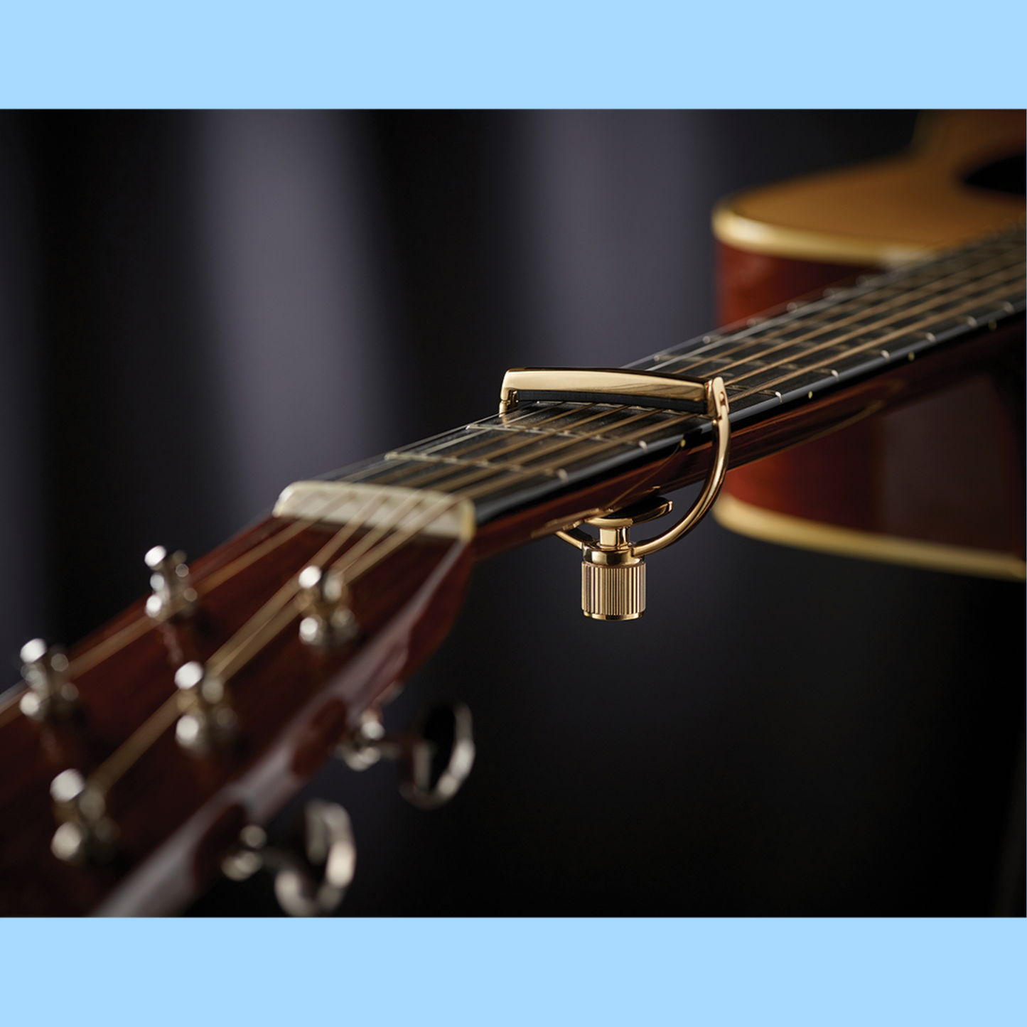 G7th Heritage Wide Gold Guitar Capo - Style 1
