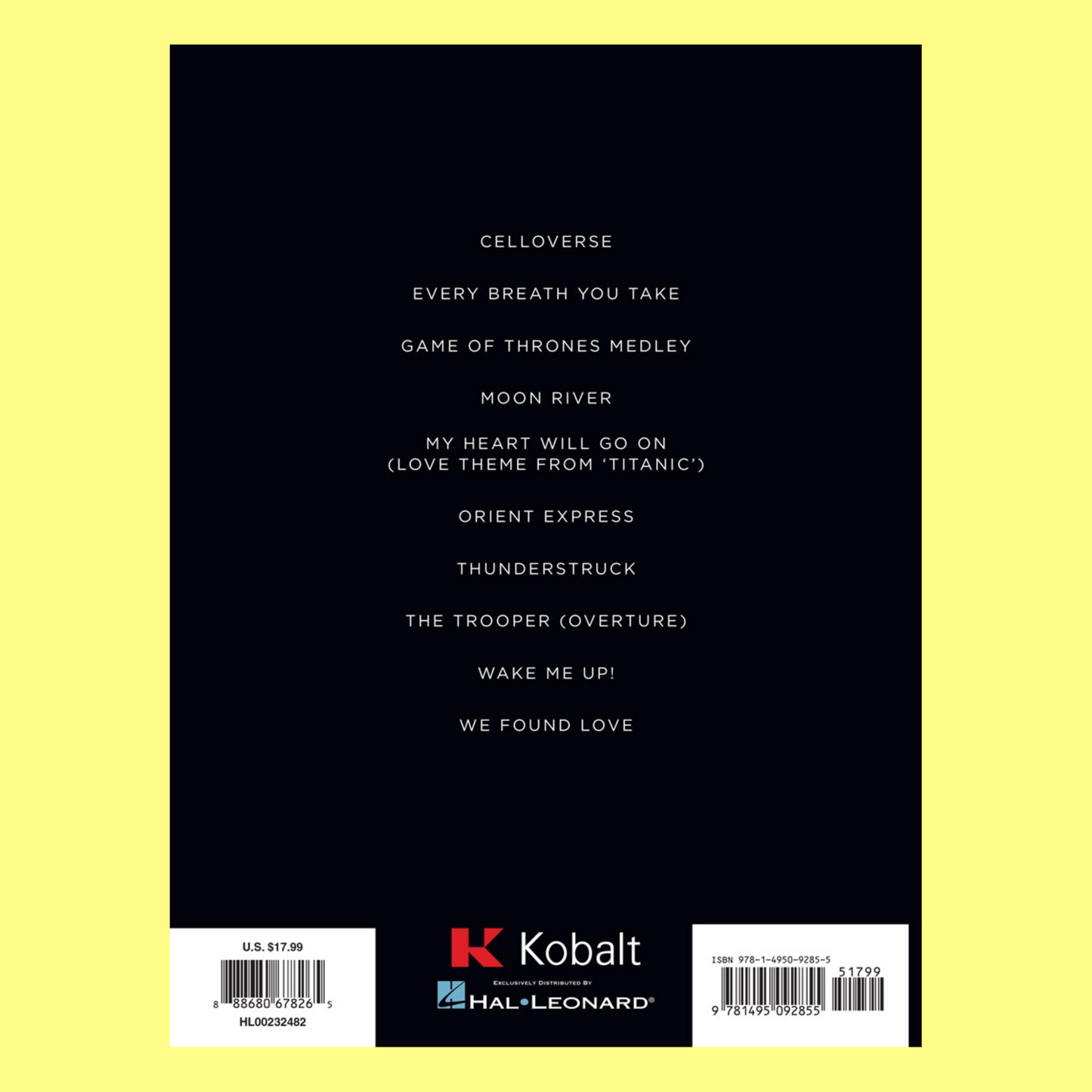 2Cellos - Sheet Music Collection Book