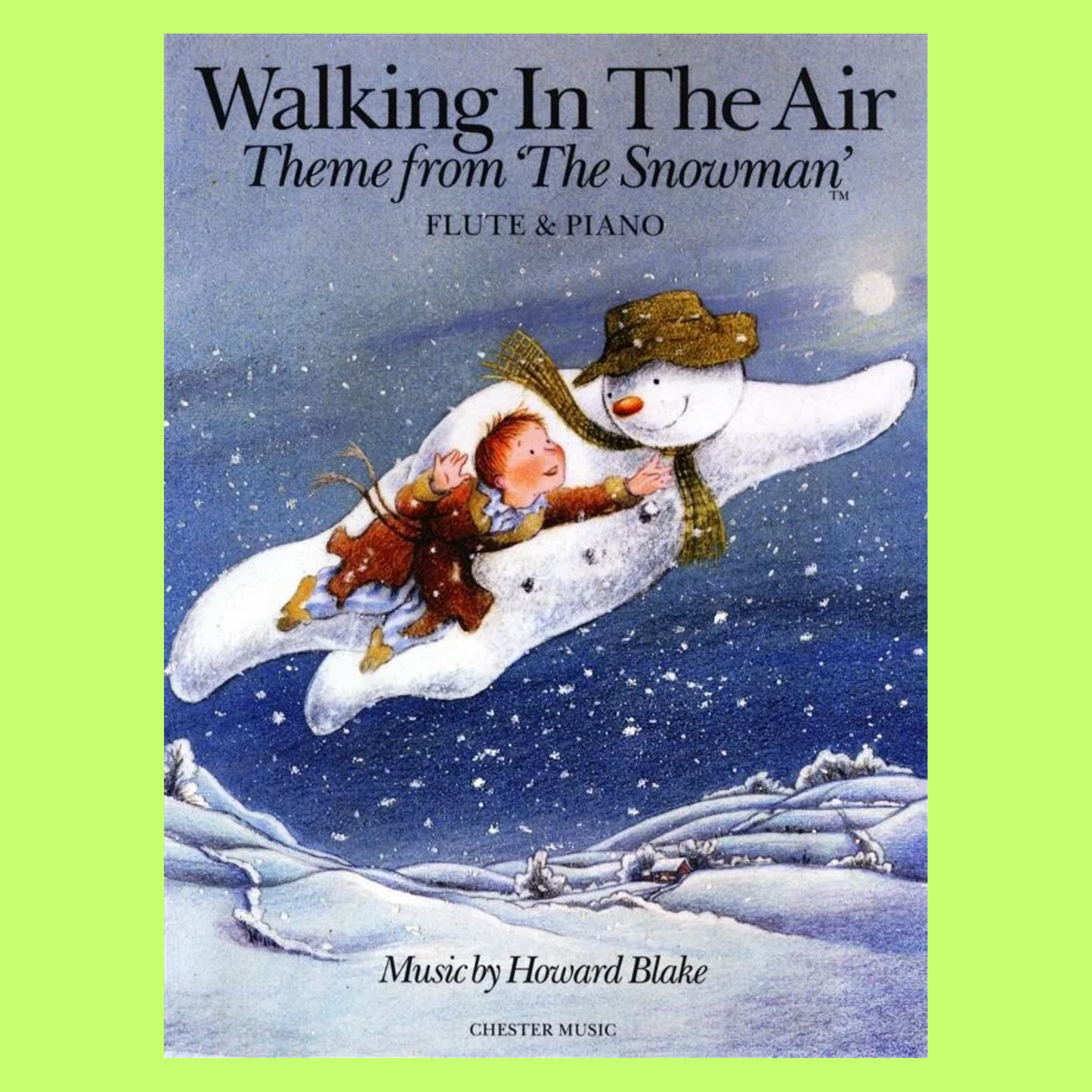 Walking In The Air (Theme from the Snowman) - Flute & Piano Sheet Music Book