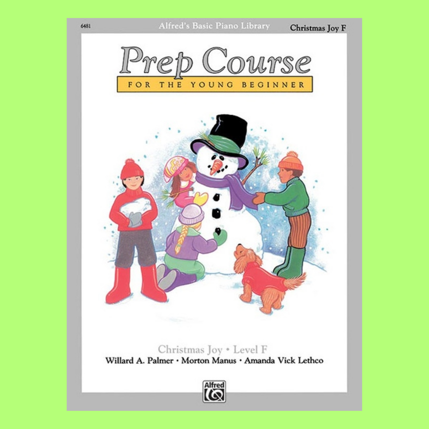 Alfred's Basic Piano Prep Course - Christmas Joy Level F Book
