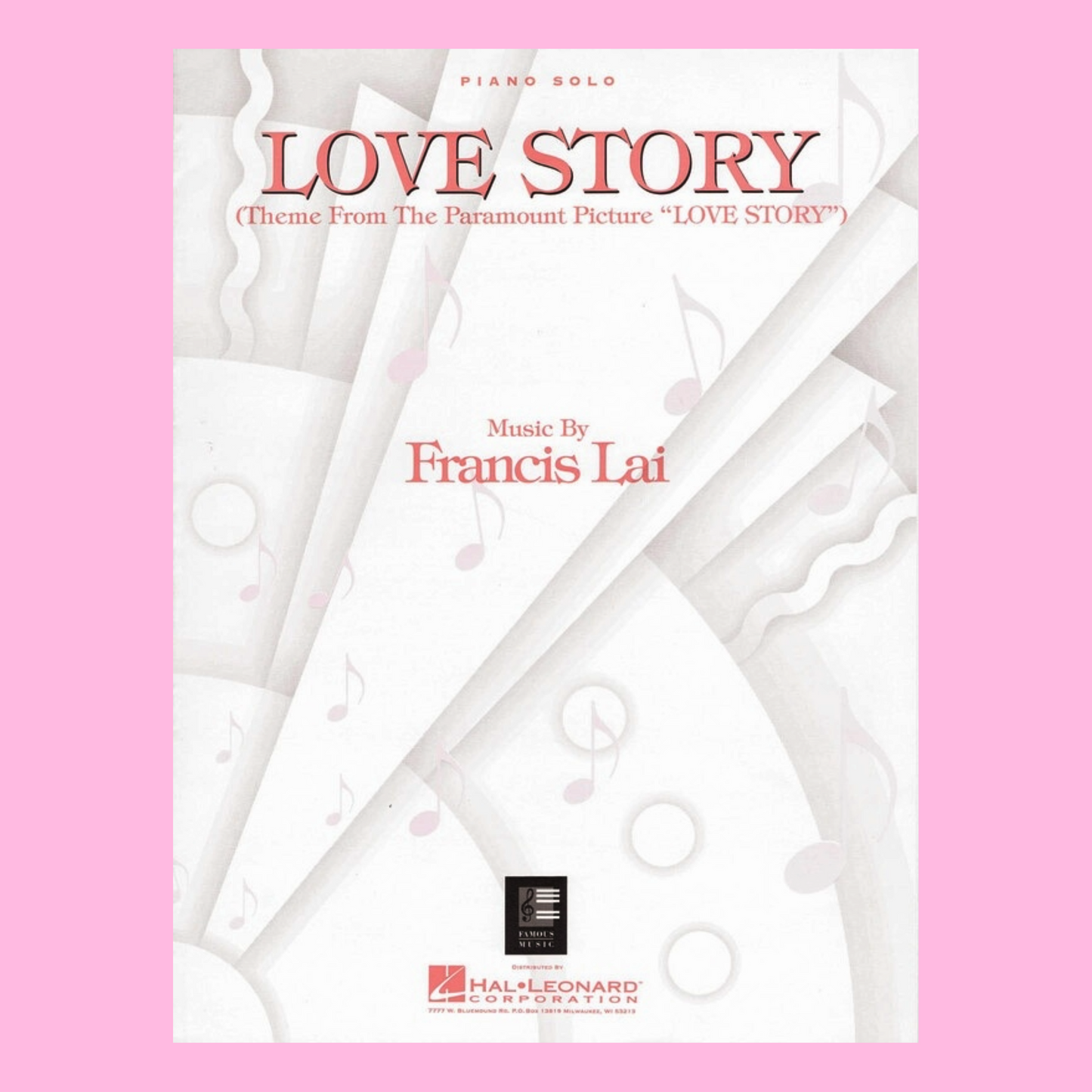 Love Story (Theme From the Paramount Picture Love Story) Piano Sheet Music