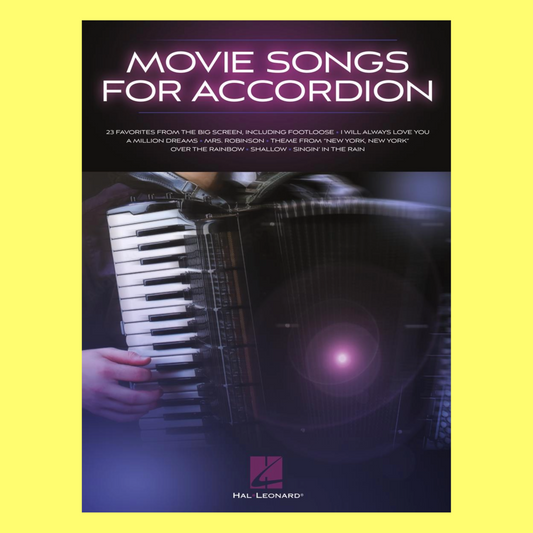 Movie Songs For Accordion Book