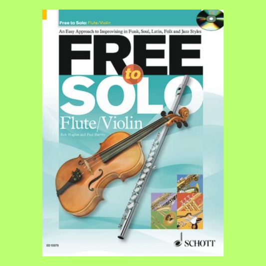 Free To Solo - Flute and Violin Book/Cd