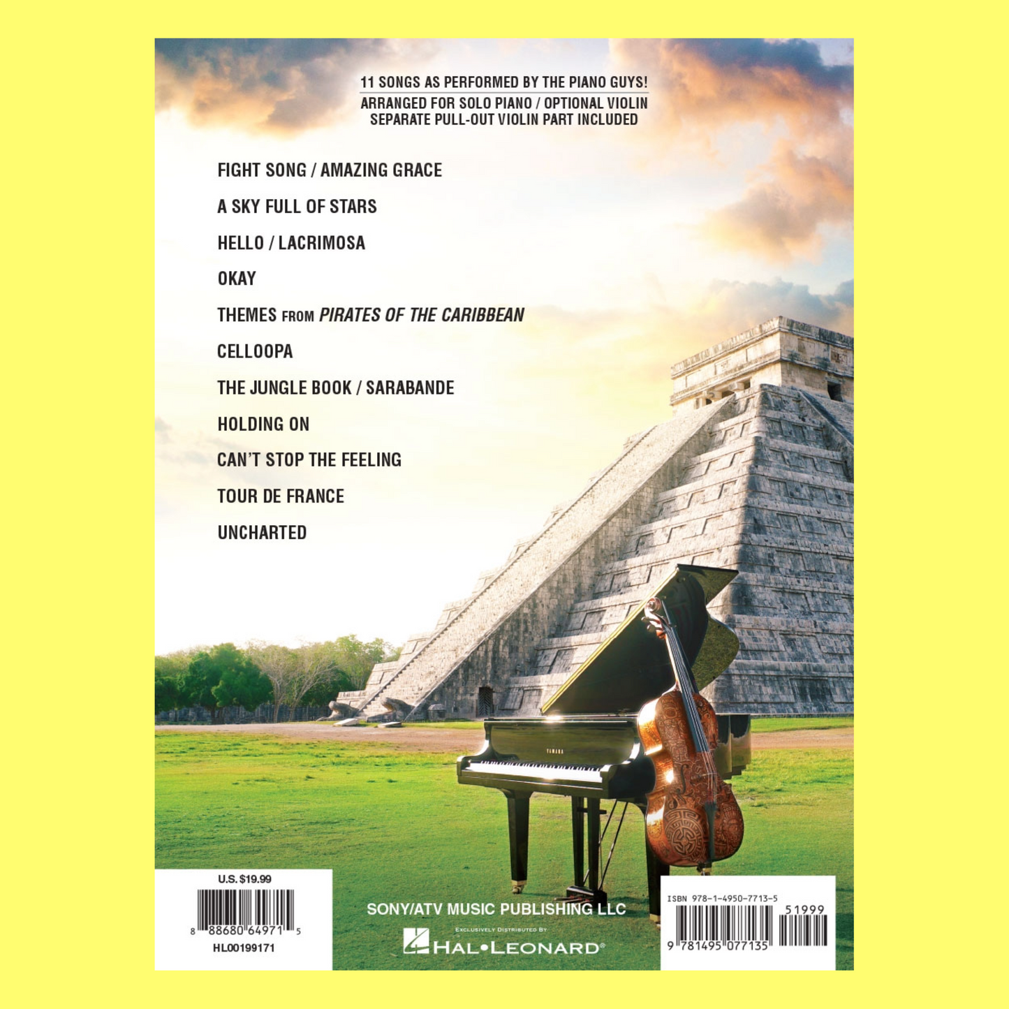 Piano Guys - Uncharted Piano with Optional Violin Book