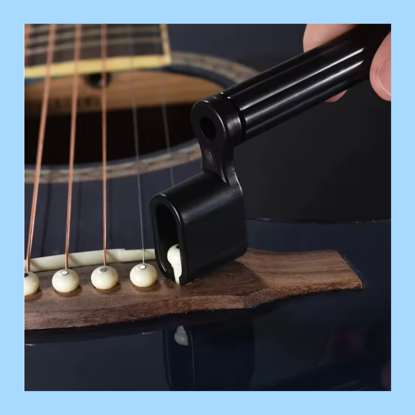 Guitar String Winder and Bridge Pin Removal Tool