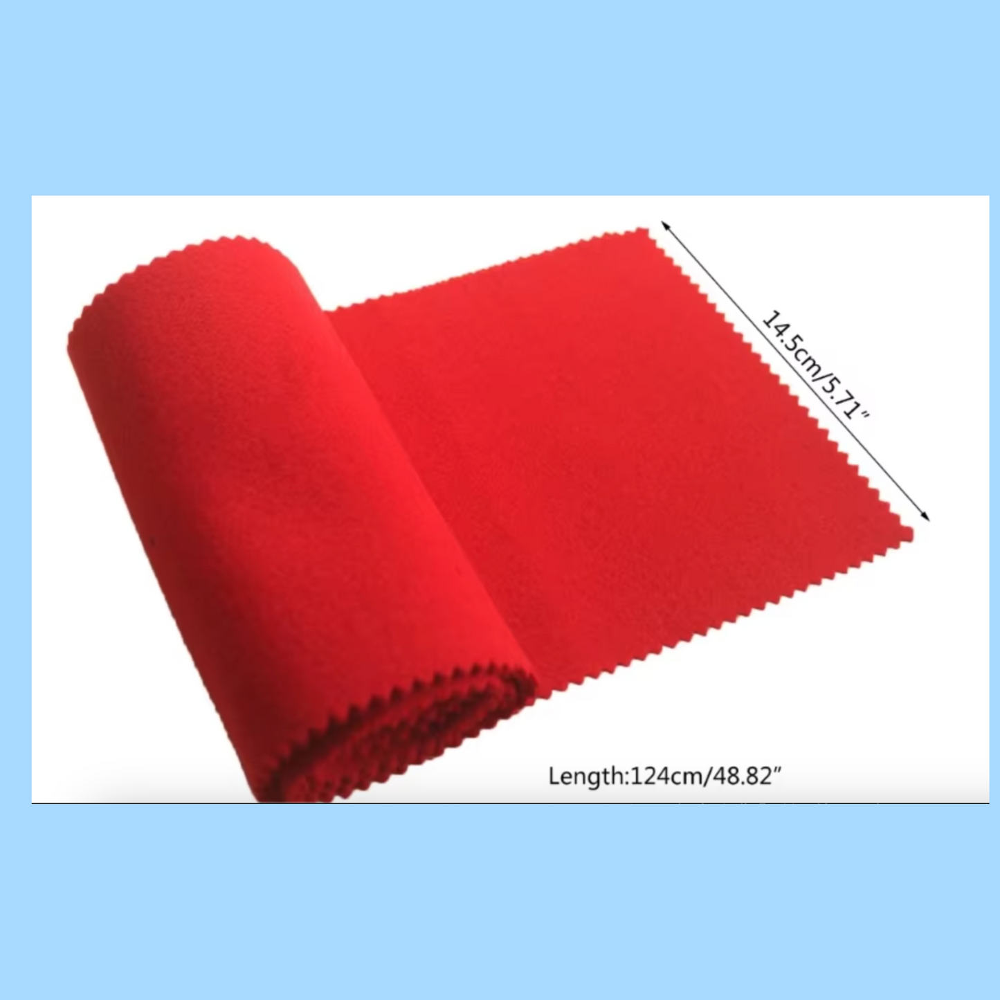 Piano Keys Anti-Dust Soft Cover (Red) - 88 Keys