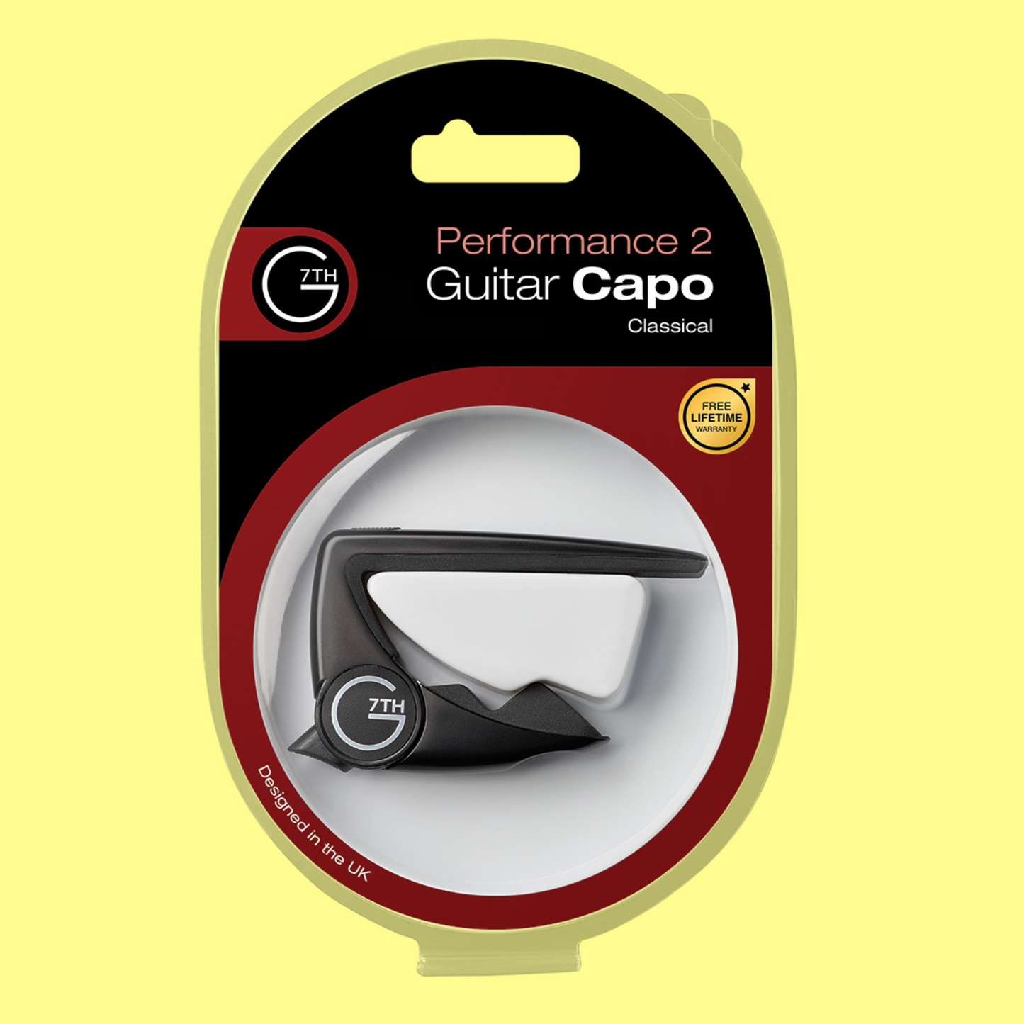 G7 Performance 2 Classical Guitar Capo - Black