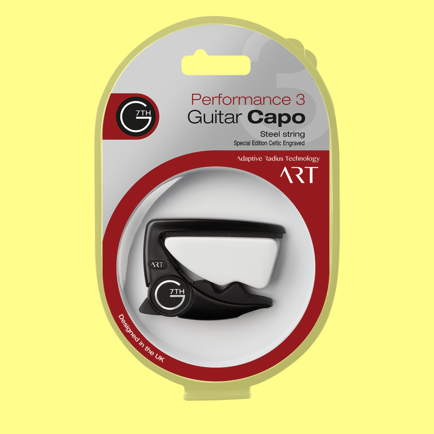 G7 Performance 3 - Celtic Black Guitar Capo