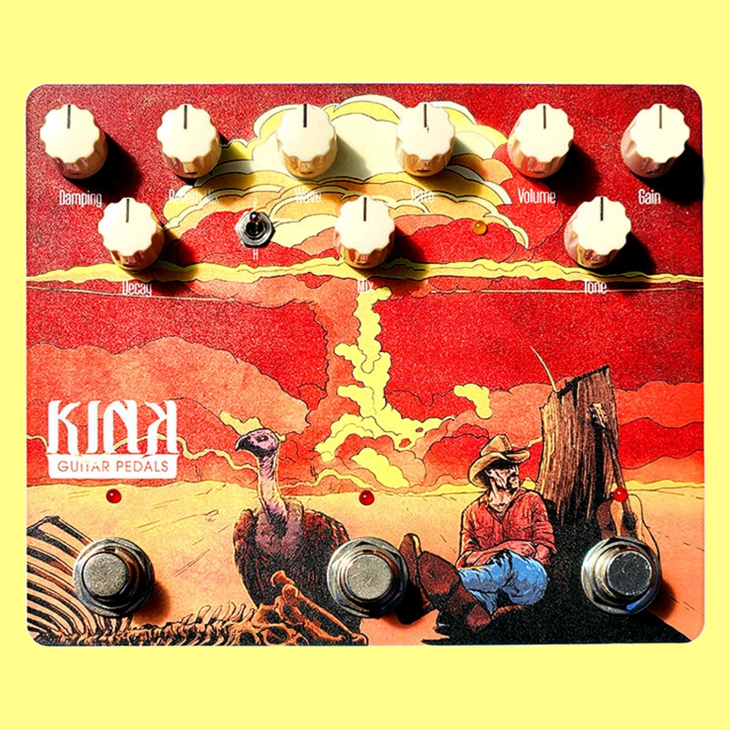 Kink Guitar Pedals - Atomic Spaghetti Plus (Overdrive/Tremolo/Reverb)
