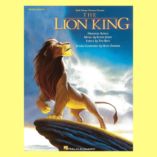 The Lion King Selections Piano Solo Book