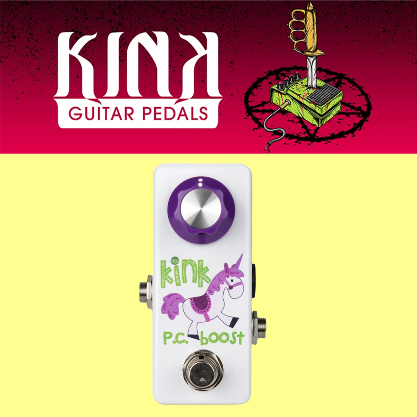 Kink Guitar Pedals - The PC (Politically Correct) Boost Pedal
