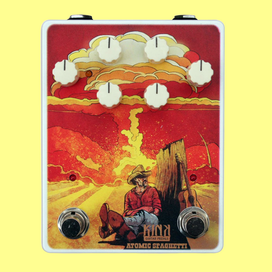 Kink Guitar Pedals  - The Atomic Spaghetti Overdrive/ Optical Tremolo Pedal