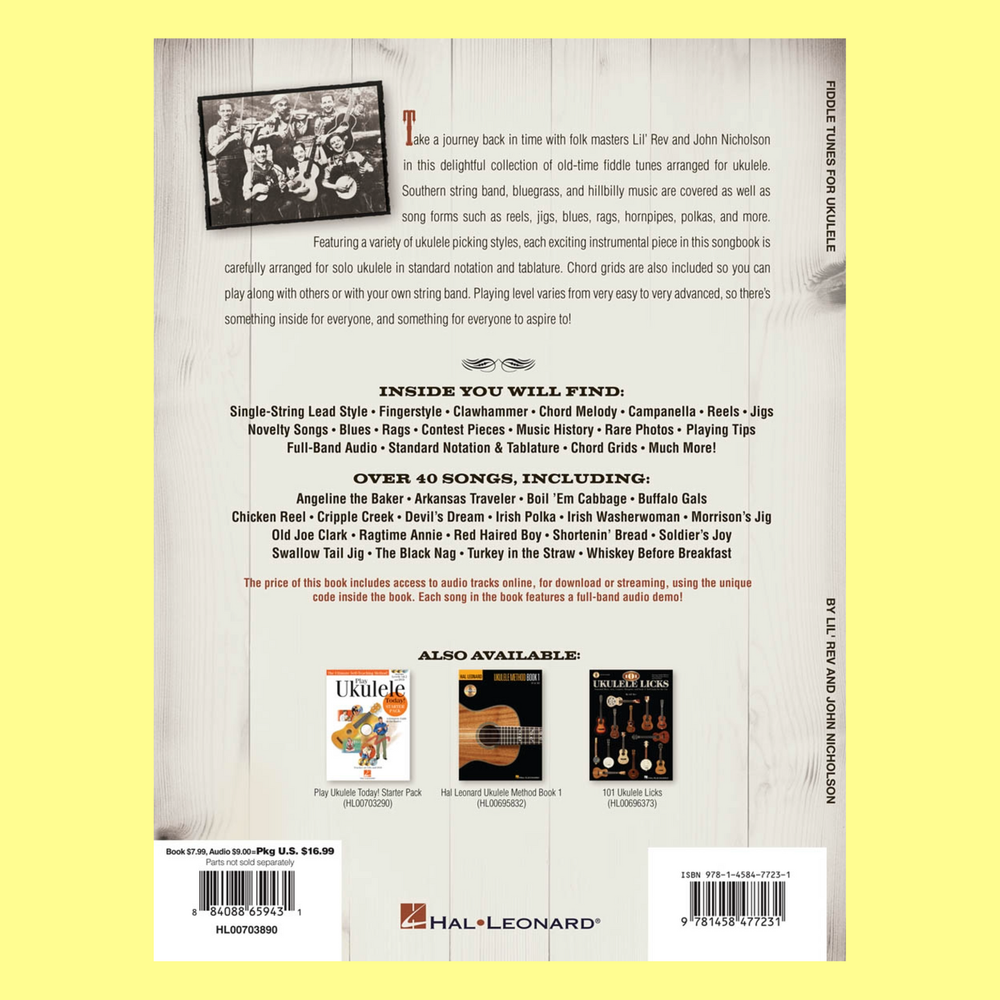 Fiddle Tunes For Ukulele Book/Ola