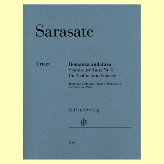 Sarasate - Spanish Dance No 3 Op 22 No 1 Violin with Piano Book (Urtext Edition)