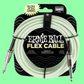 Ernie Ball Flex Instrument Cable Straight/Straight (20ft Glow in the Dark)