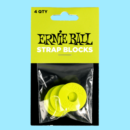 Ernie Ball Strap Blocks 4 Pack - Green