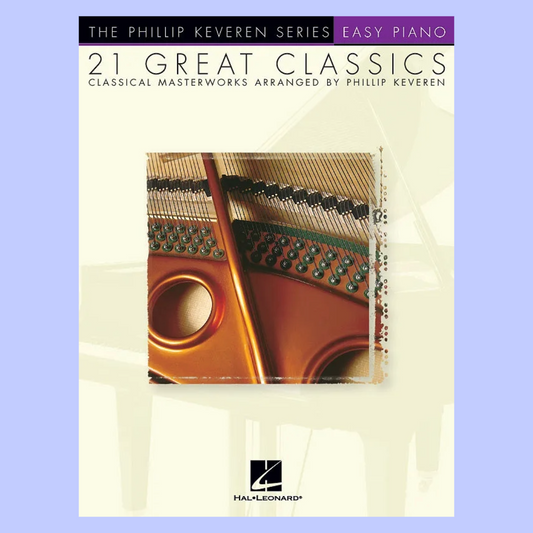21 Great Classics Keveren Easy Piano Book (21 Classical Pieces)