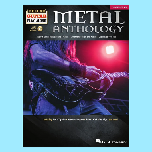 Metal Anthology - Deluxe Guitar Play Along Volume 15 Book/Audio