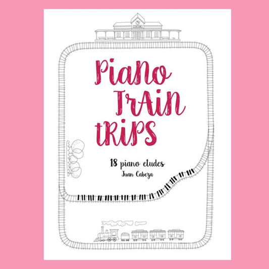 Piano Safari - Piano Train Trips Book (18 Etudes)