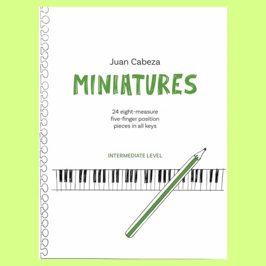 Piano Safari - Miniatures for Piano Book with Audio (24 Intermediate Pieces)