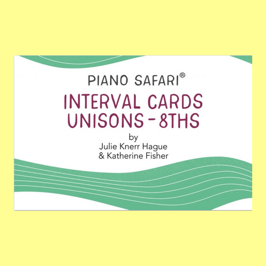 Piano Safari - Interval Cards Level 2 (100 Cards)