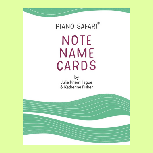 Piano Safari - Note Name Cards (39 Cards)