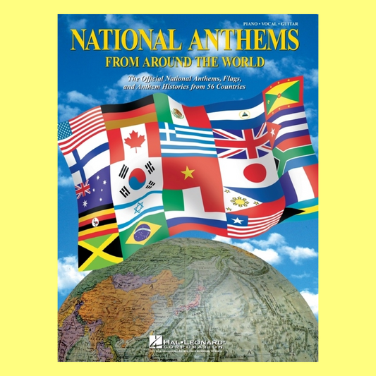 National Anthems From Around World - Piano/Vocal/Guitar Songbook