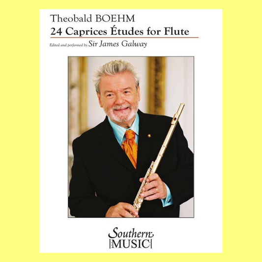 Theobald Boehm - 24 Caprices Etudes For Flute Book