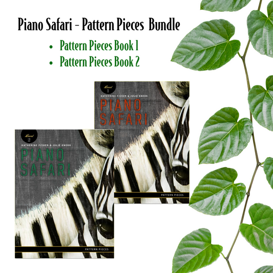 Piano Safari - Pattern Pieces with Audio Bundle (Books 1 and 2)