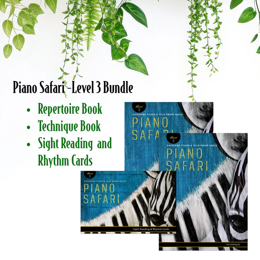 Piano Safari - Level 3 Bundle (Repertoire, Technique, and Sight Reading)