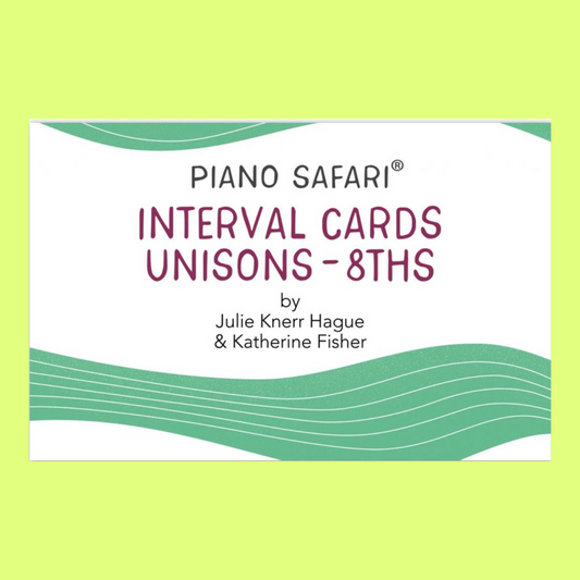 Piano Safari - Interval Cards Level 2 (100 Cards)