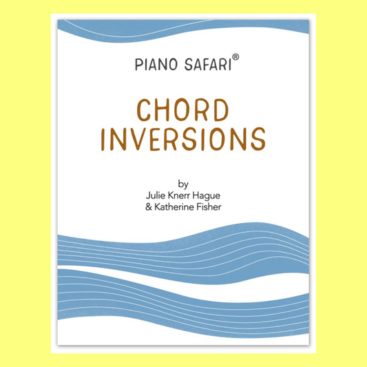 Piano Safari - Chord Inversions Cards (37 Cards)