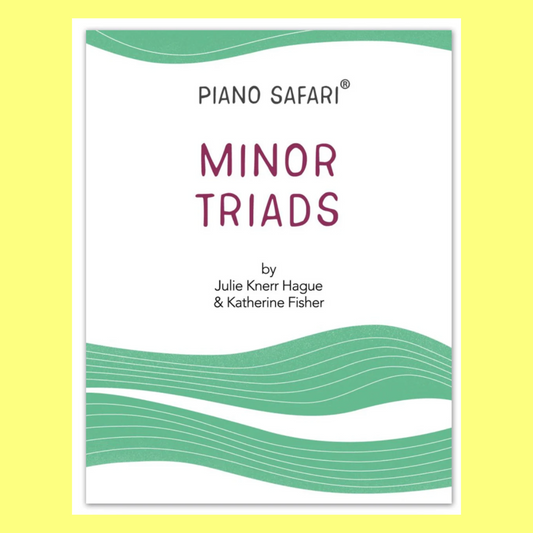 Piano Safari - Minor Triads Cards (25 Cards)