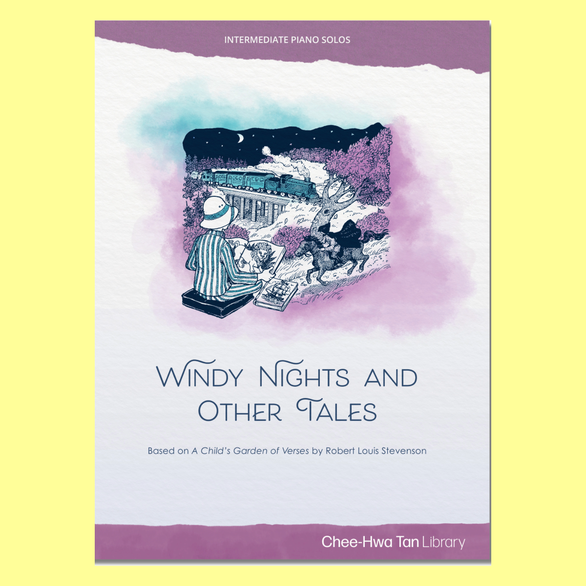 Piano Safari - Windy Nights and Other Tales Piano Solos Book (Late Intermediate)