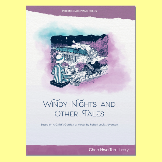 Piano Safari - Windy Nights and Other Tales Piano Solos Book (Late Intermediate)